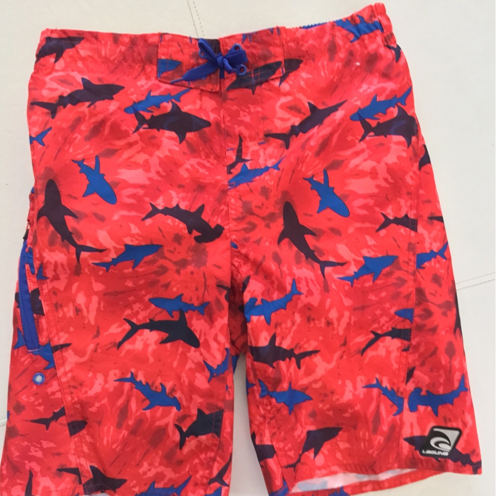 Boys fun swim trunks